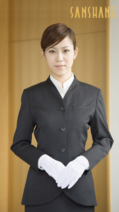 三杉中式风酒店服装定制系列