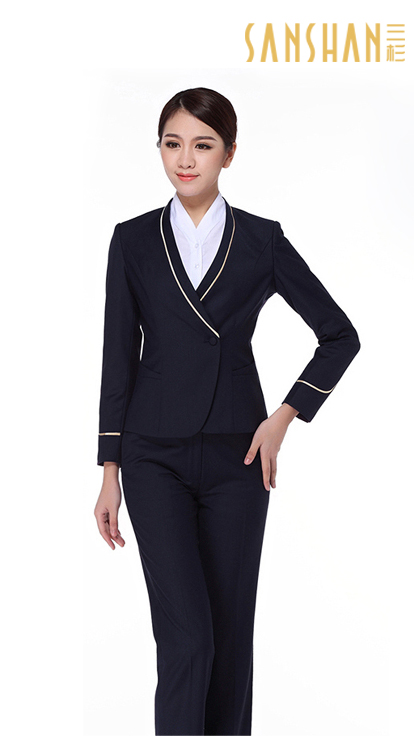 三杉中式风酒店服装定制系列